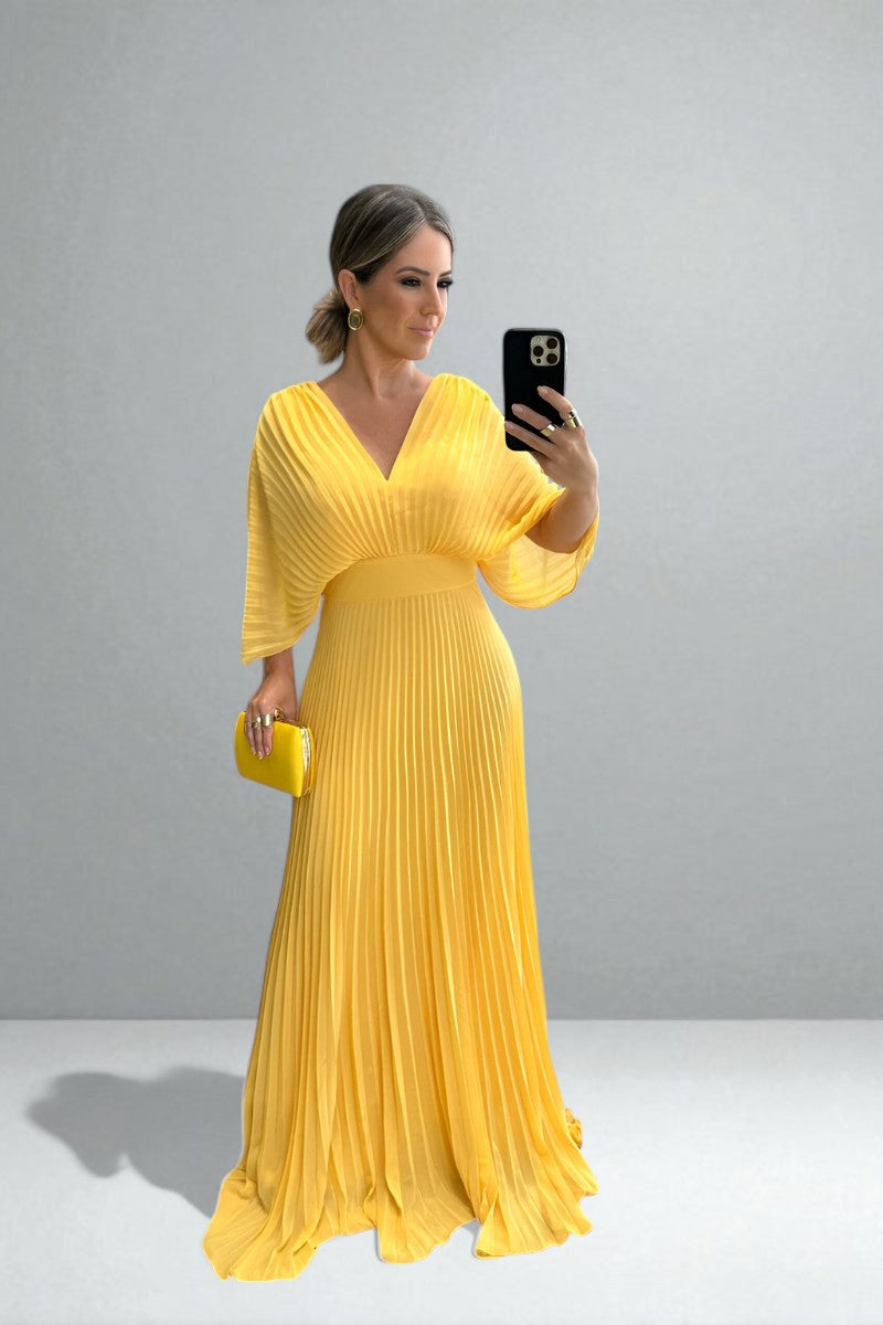 Xandra™ | Pleated Maxi Dress