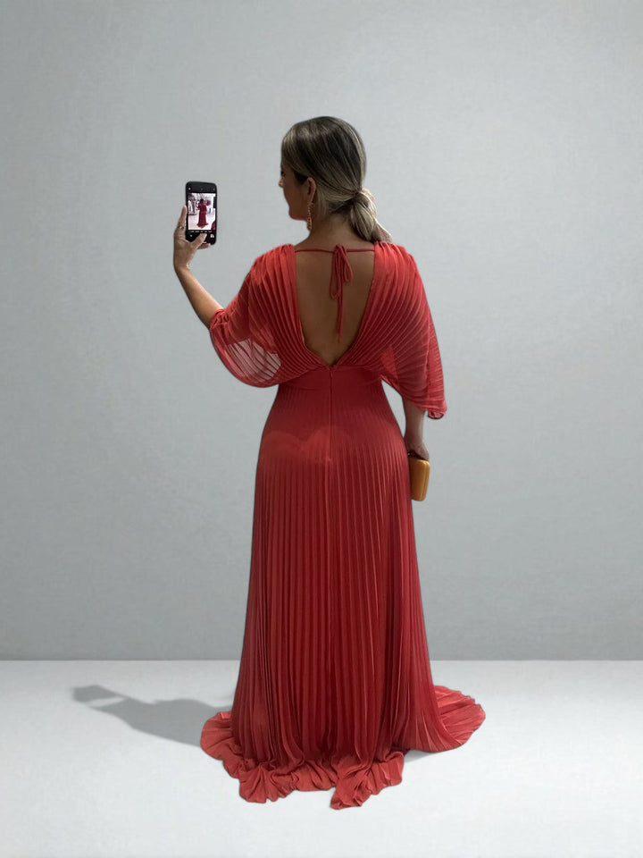 Xandra™ | Pleated Maxi Dress