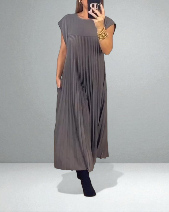 June™ | Pleated Midi Dress