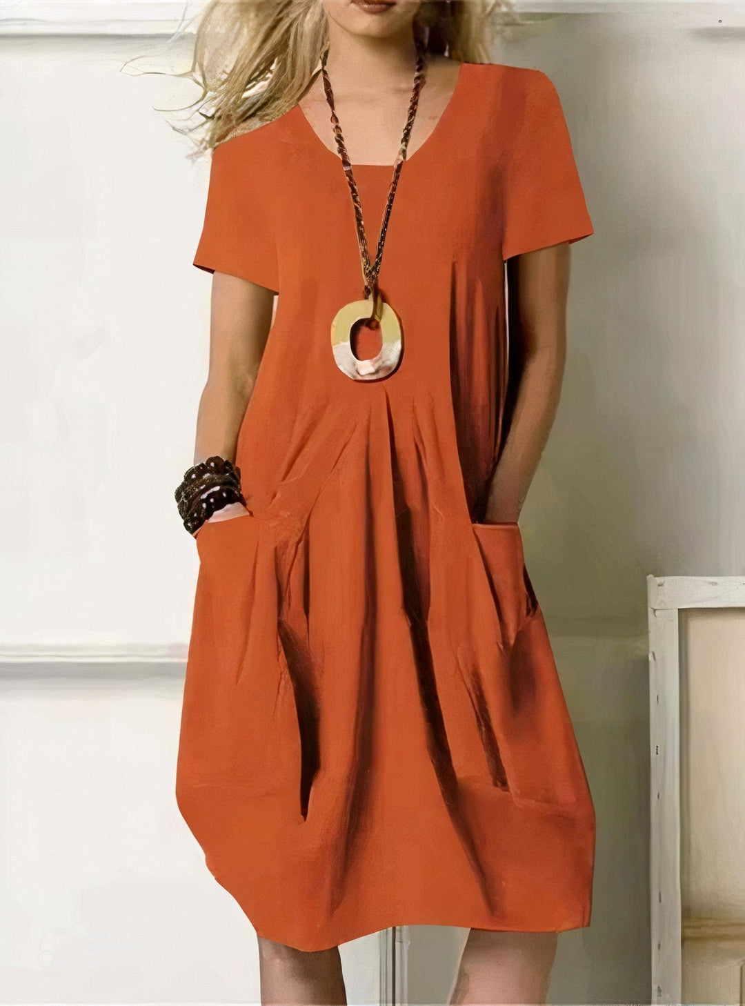 -Oriane™ | Fluid Casual Maxi Dress-