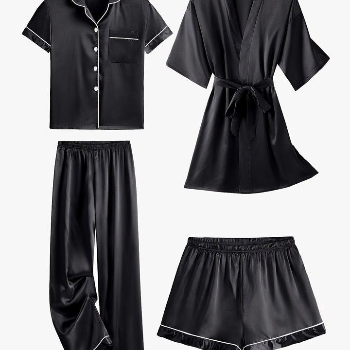 Victoria™ | 4-Piece Elegant Lounge & Robe Set