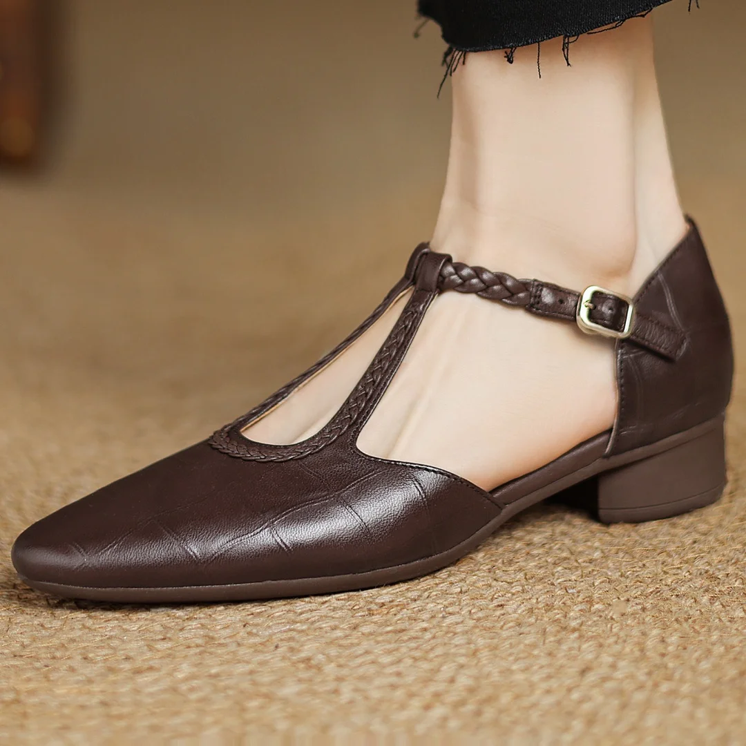 Juliette™ | Feminine T Strap Mary Jane Shoes