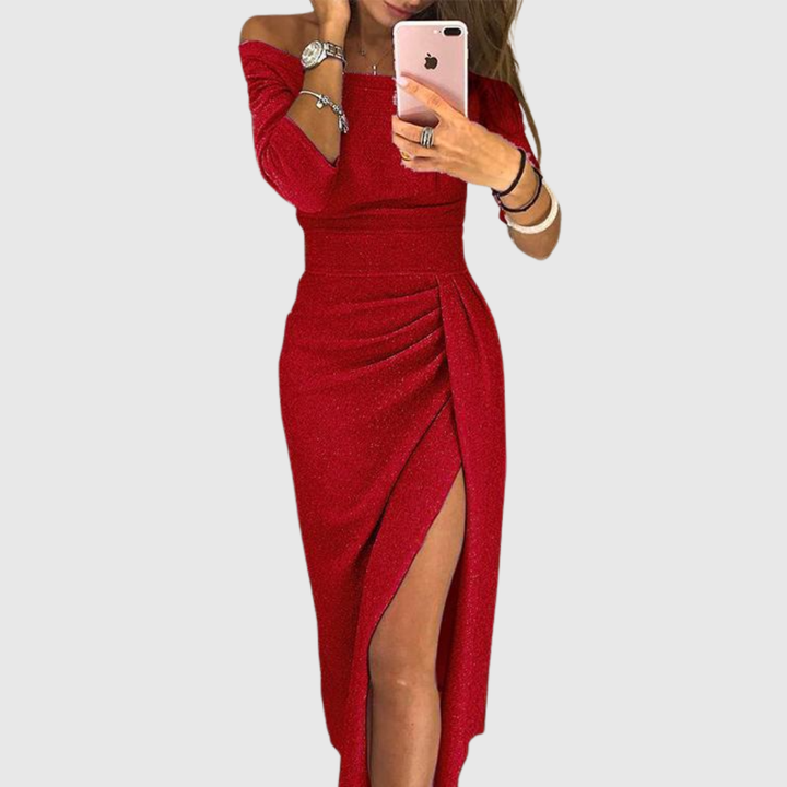 Vivian™ | Flowing Halter Dress