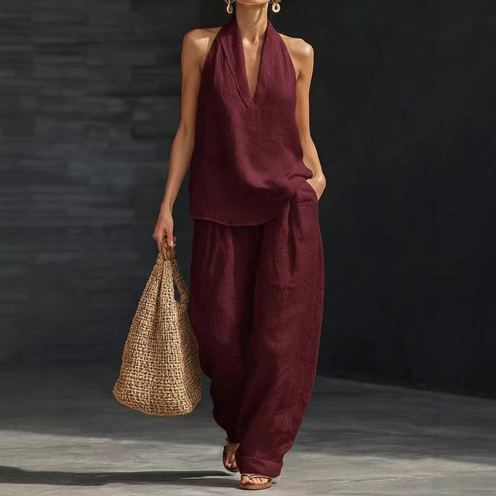 -Deirdre™ | Textured Two-Piece Set-