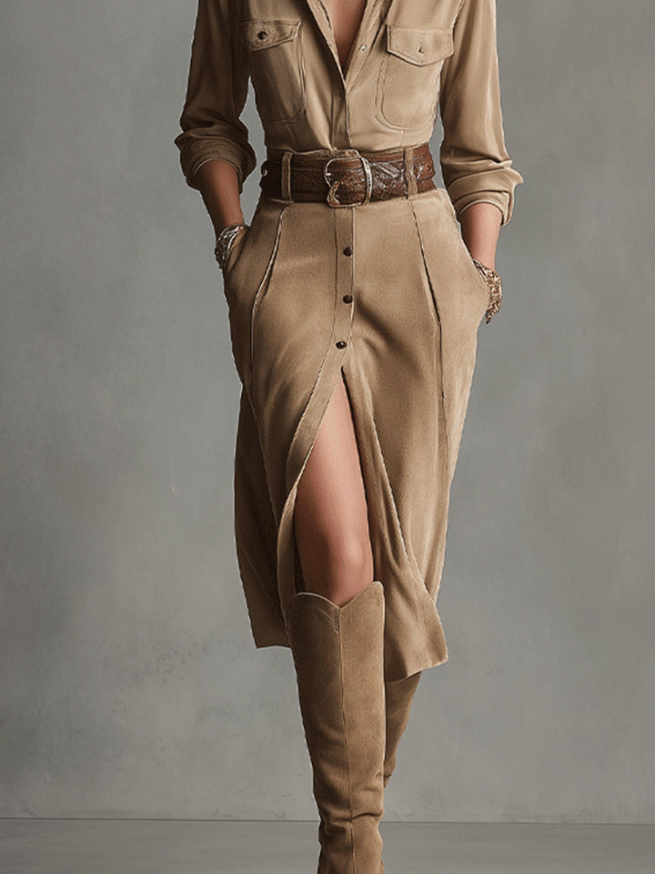 Elena™ | Elegant Midi Dress