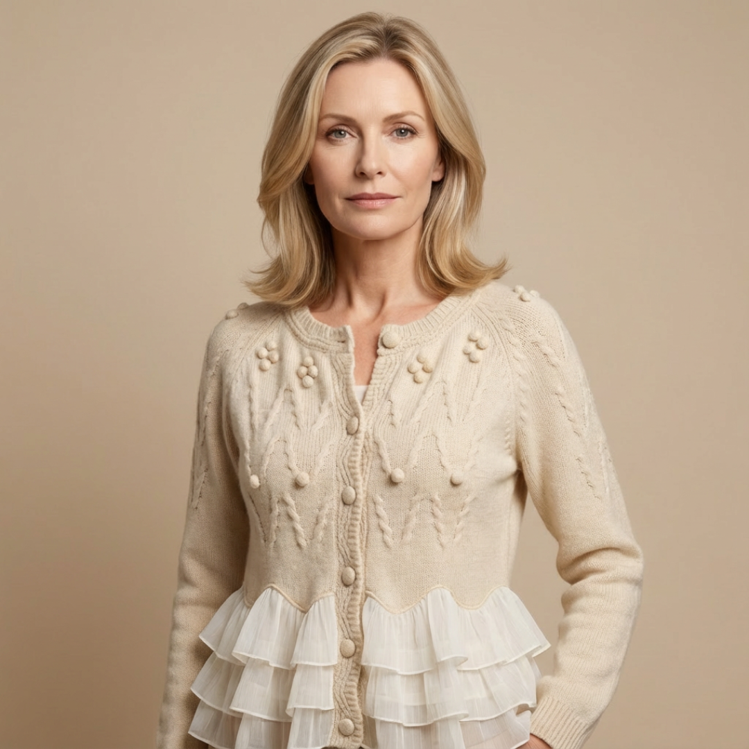 Caroline™ | Soft Ruffle Cardigan