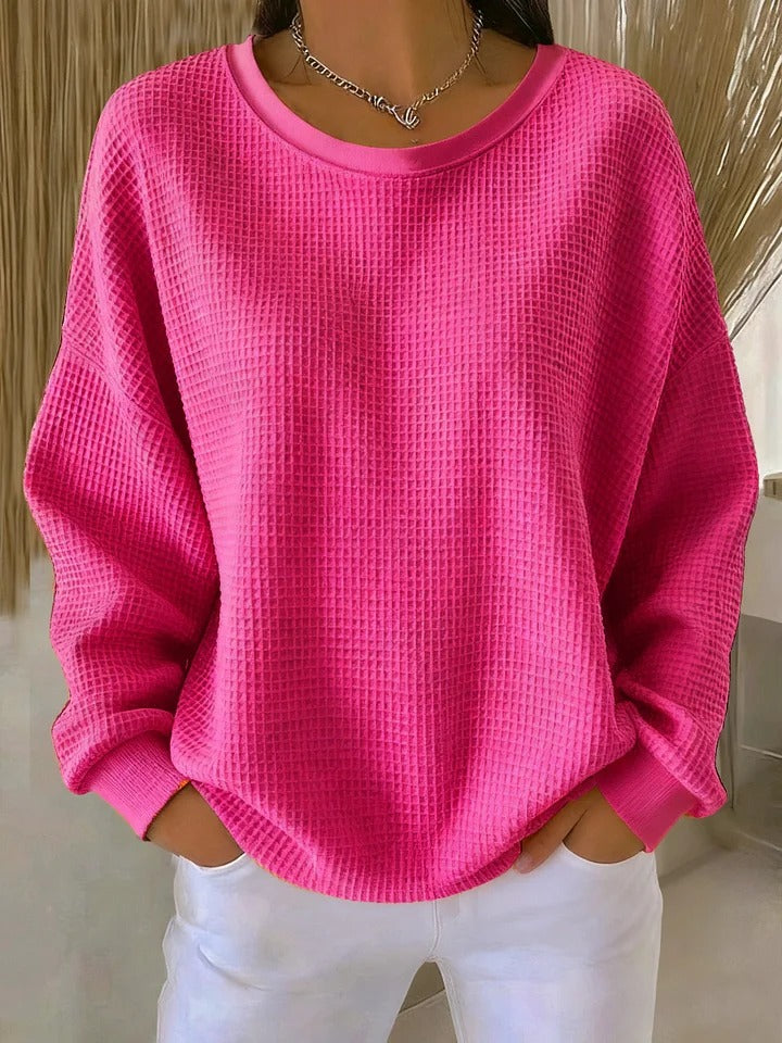 Isabelle™ | Classic Comfort Waffle Sweater