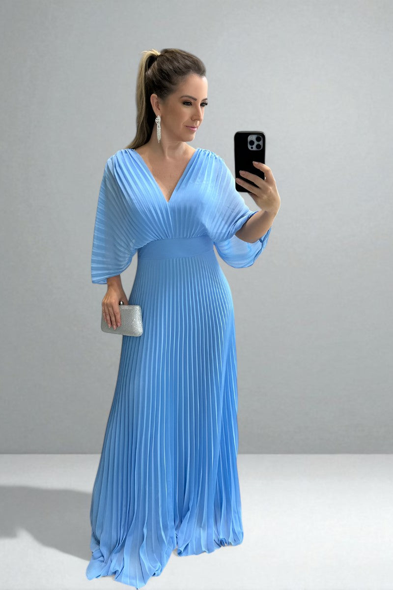 Xandra™ | Pleated Maxi Dress