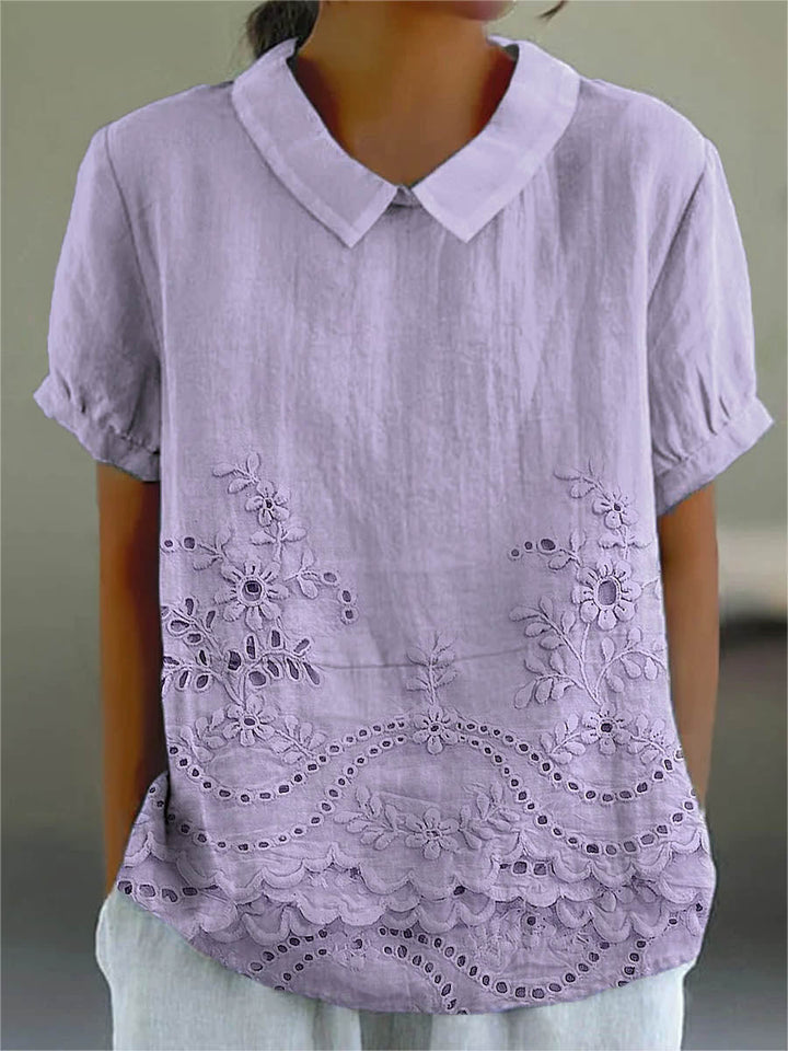 Celia™ | Floral Embroidered Shirt