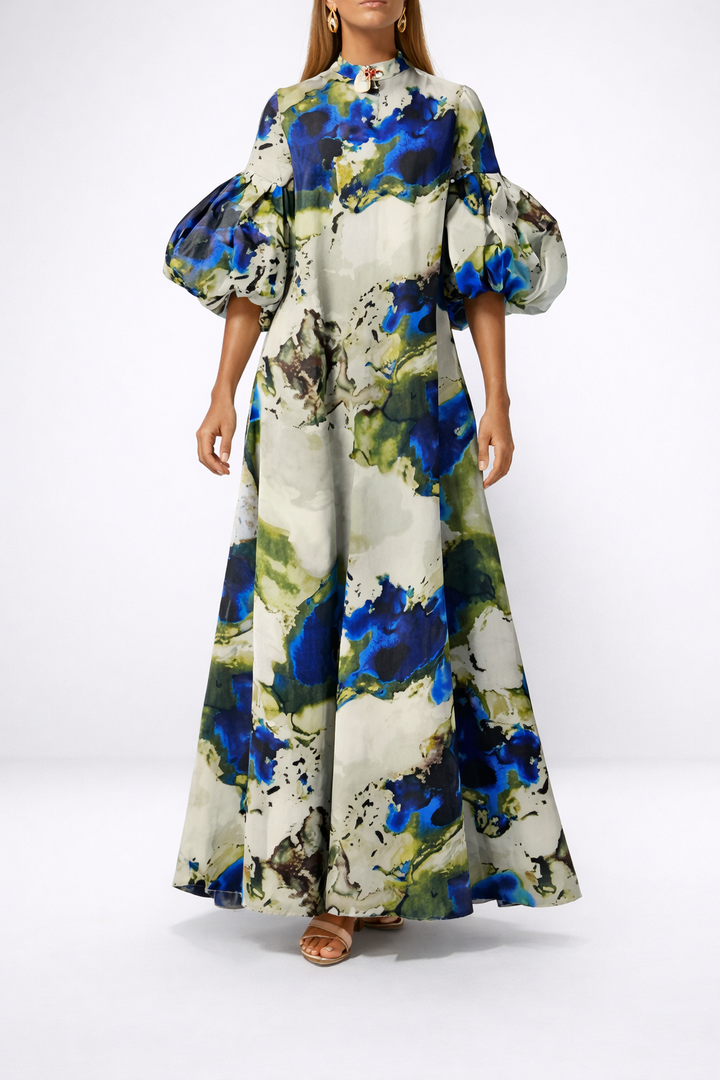 Uma™ | Watercolor Maxi Dress