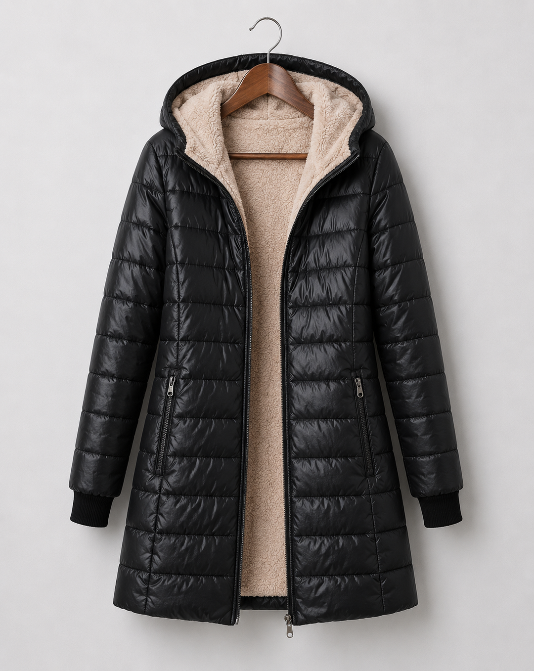Helen | Lined Hooded Winter Coat