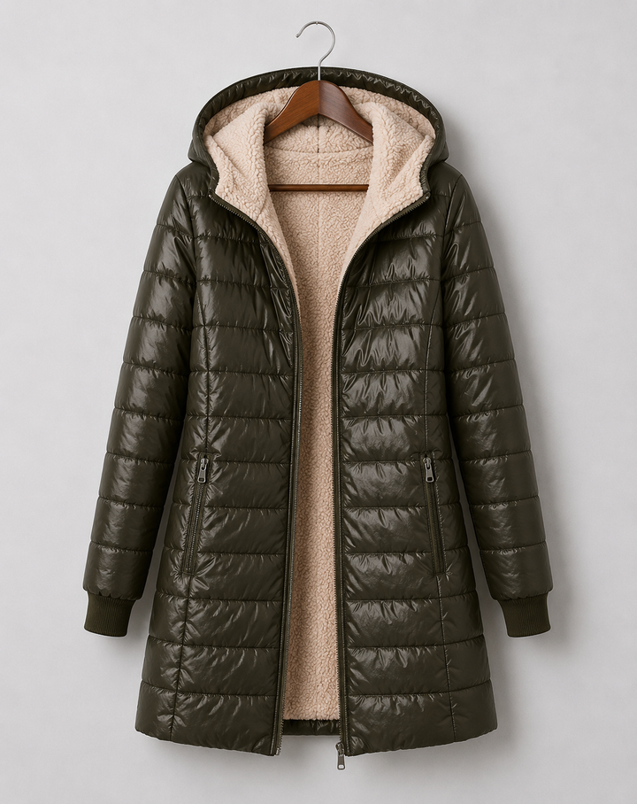 Helen | Lined Hooded Winter Coat