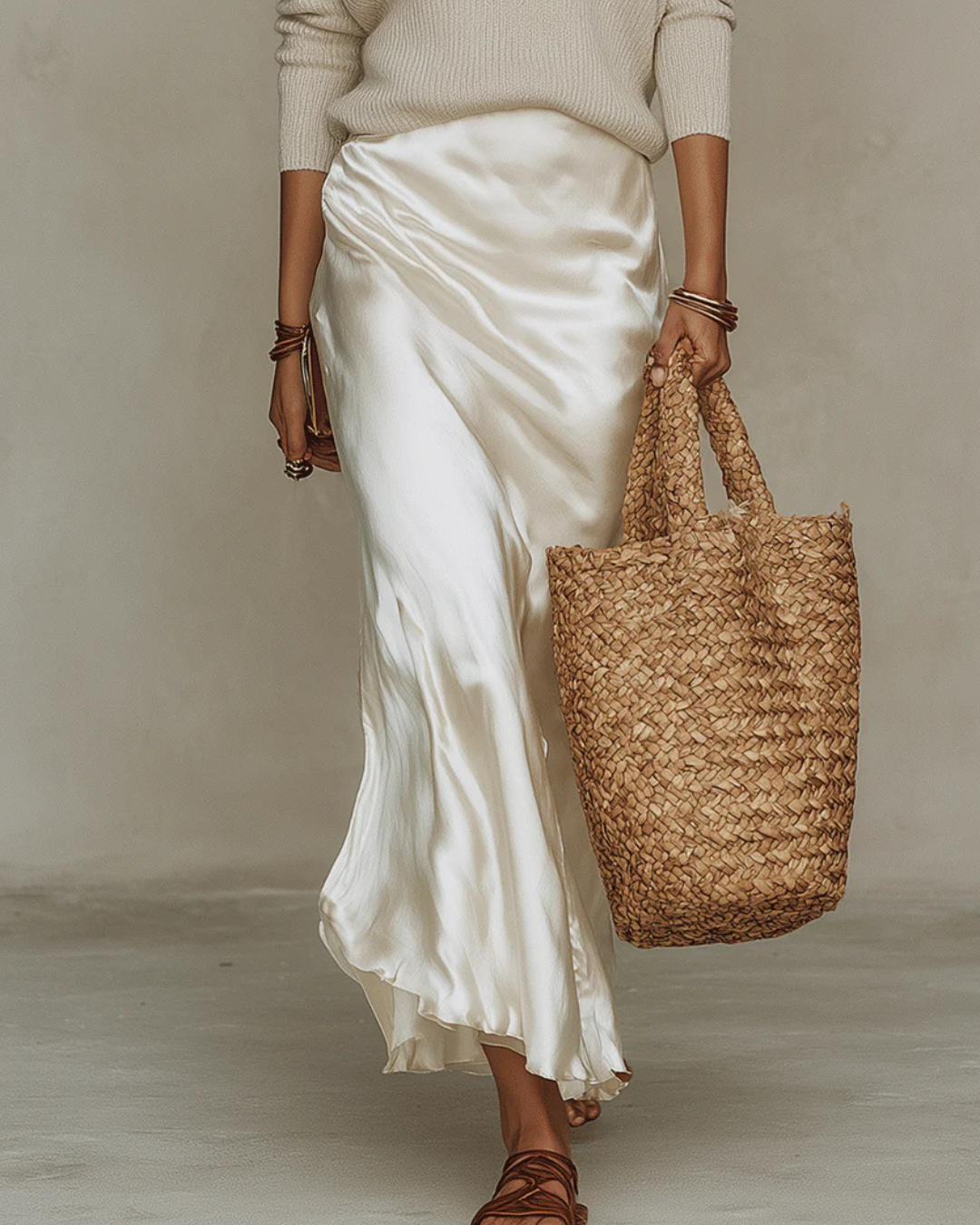 Greta™ | Midi Dress with Sweater Set