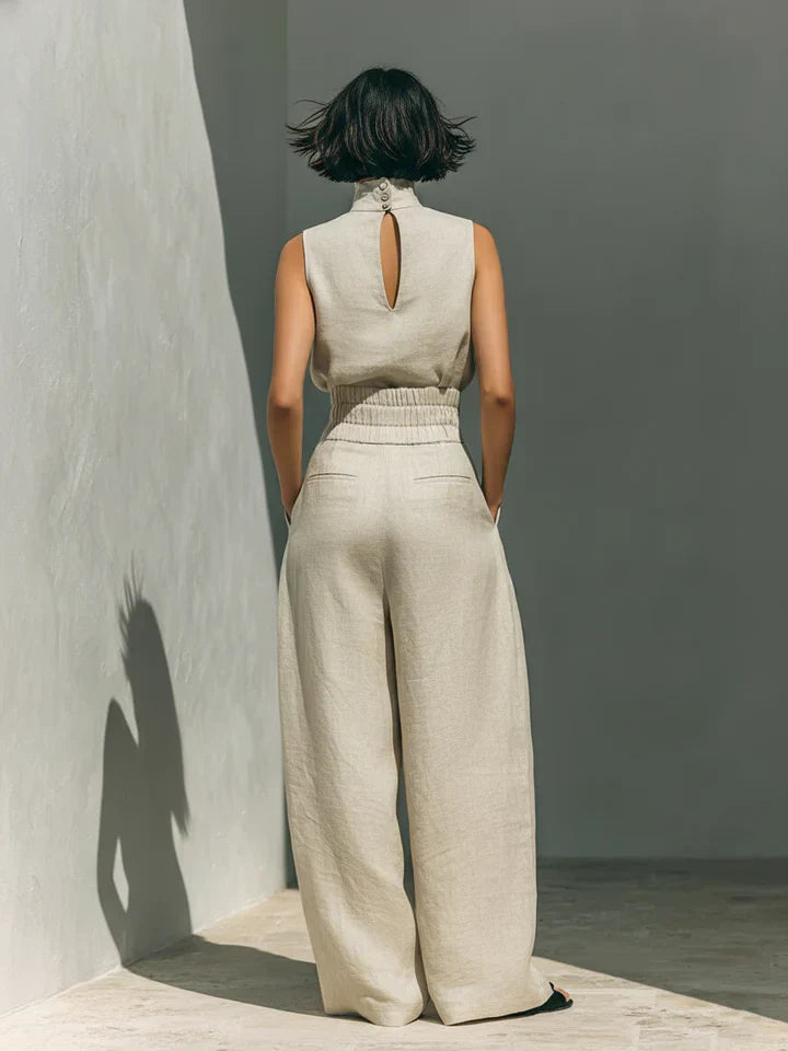 -Beatrix™ | Sleeveless Minimalist Set-