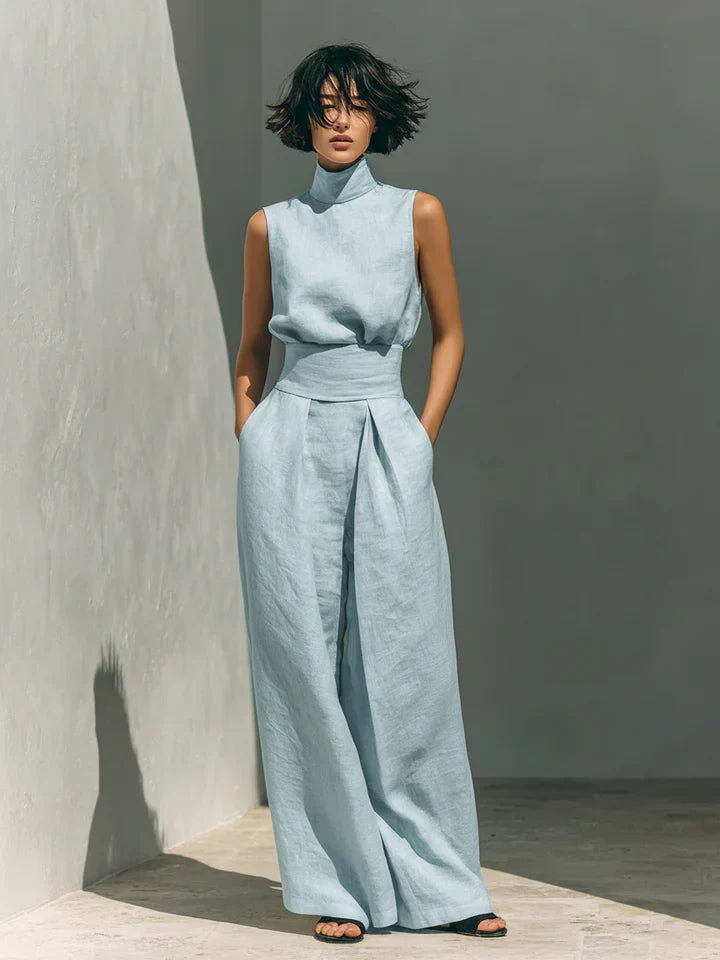 -Beatrix™ | Sleeveless Minimalist Set-
