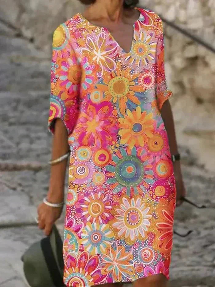 Diana™ | Vibrant Floral Maxi Dress