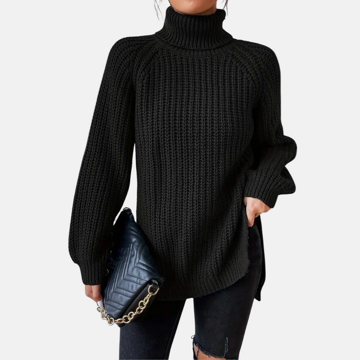 Melena™ Soft Knit Turtleneck Sweater