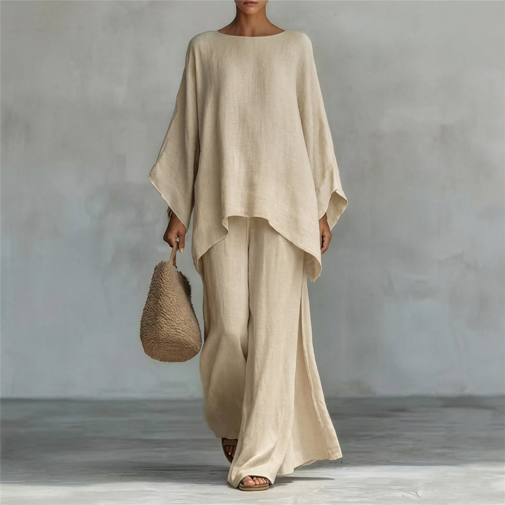 -Evangeline™ | Long Sleeve Two-Piece Set-