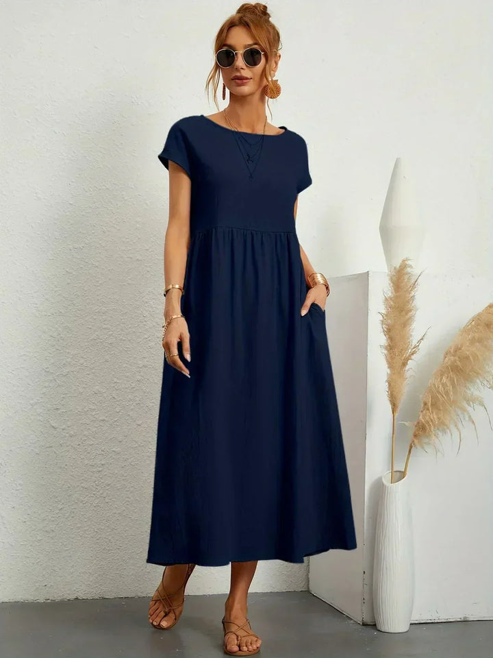 Ursina™ | Fluid Midi Dress.