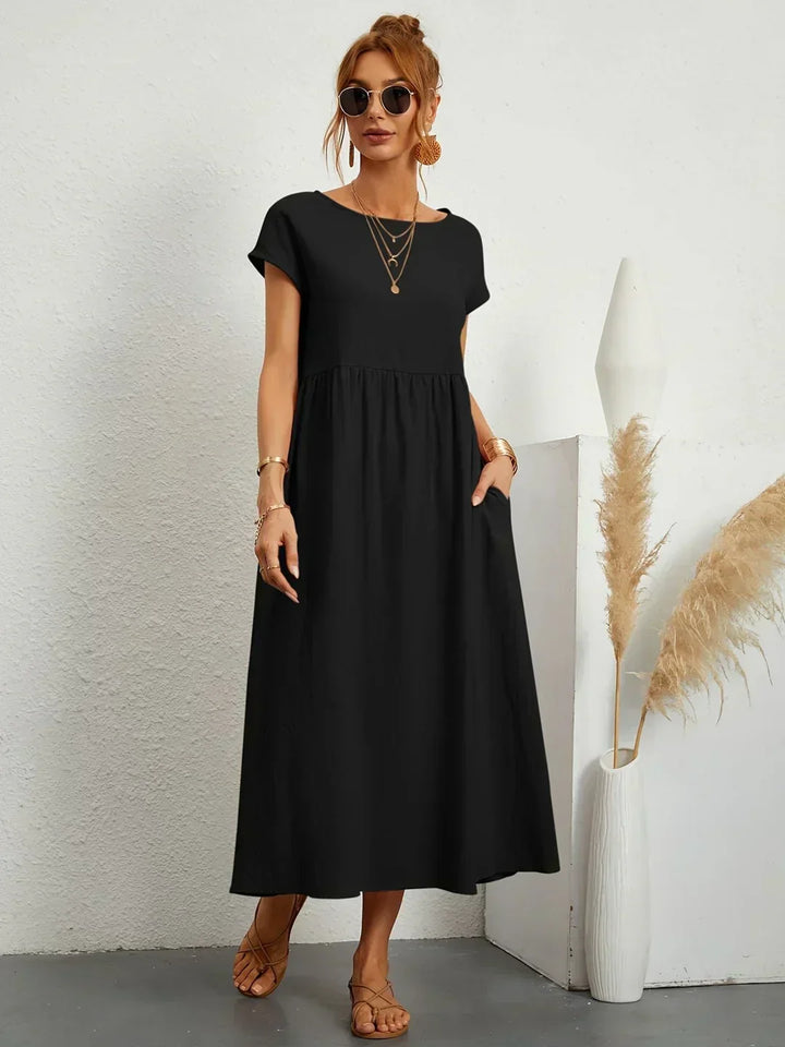 Ursina™ | Fluid Midi Dress.