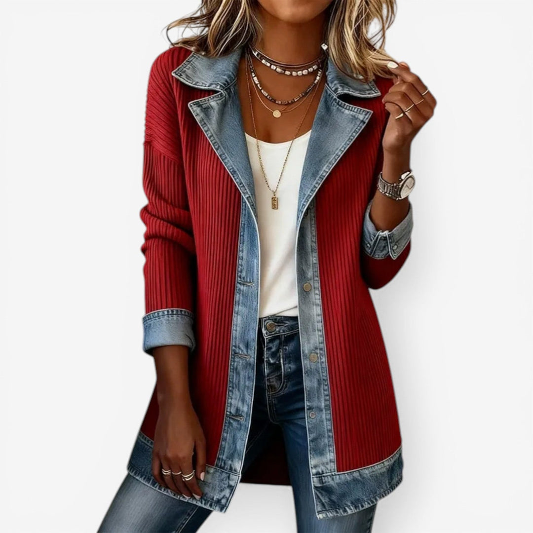 Carmen™ | Layered Mixed-Texture Jacket