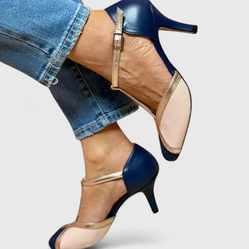 Alessia™ | T-Strap Statement Heels