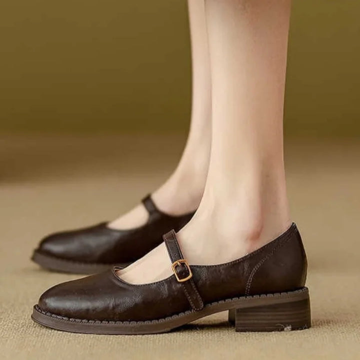 Florence™ | Classic Mary Jane Block Heel Shoes