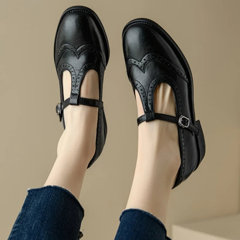 Helene™ | Elegant T Strap Mary Jane Shoes