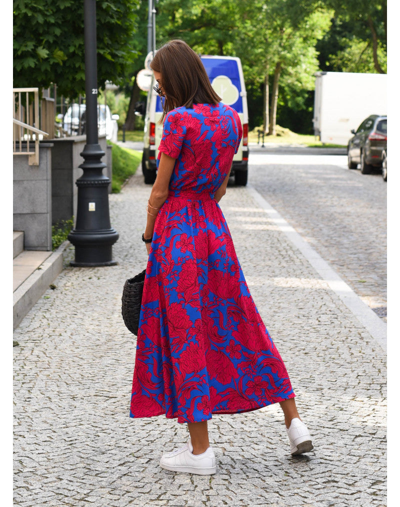 Zelda™ | V-Neck Floral Maxi