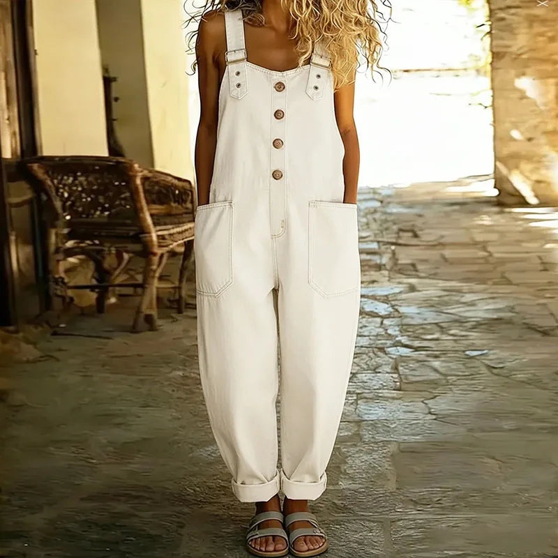 Carla™ | Vintage Soft-Look Overalls