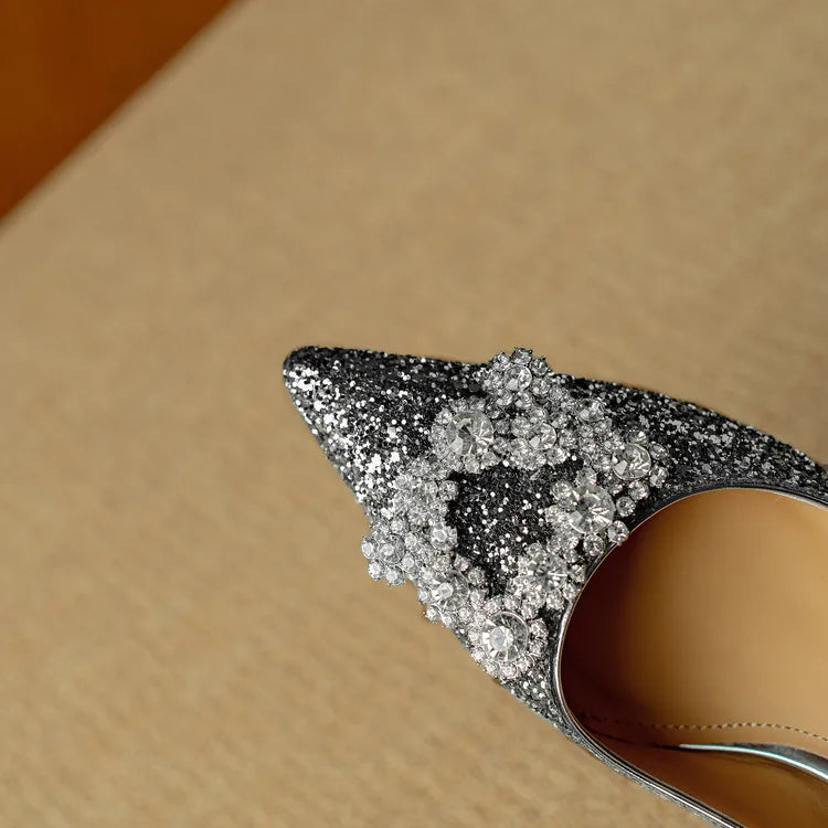 Celeste™ | Crystal Buckle Evening Pumps