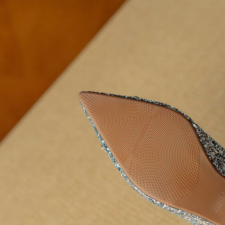 Celeste™ | Crystal Buckle Evening Pumps