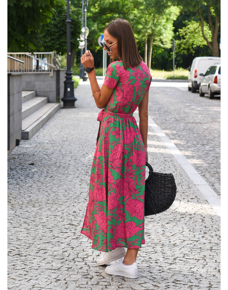Zelda™ | V-Neck Floral Maxi