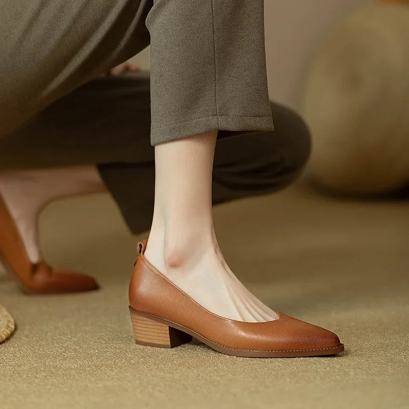 Daphne™ | Classic Block Heel Pumps
