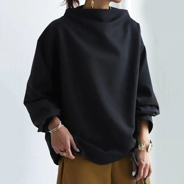 Vivienne™ | High-Neck Cozy Top