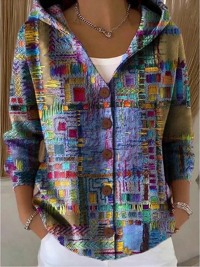 Amelia™ | Artistic Long Cardigan