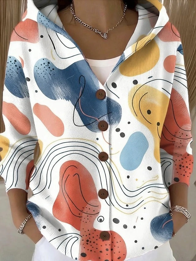 Amelia™ | Artistic Long Cardigan