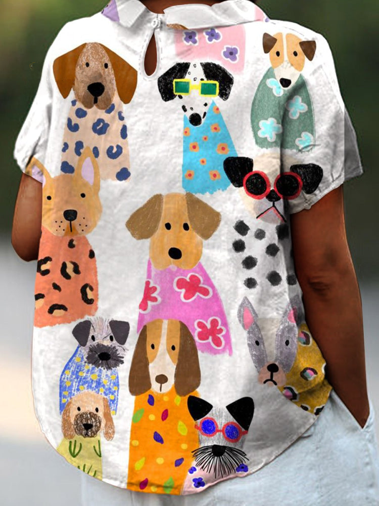 Odelle™ | Playful Print Shirt