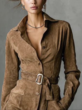 Clara™ | Classic Button-Up Dress
