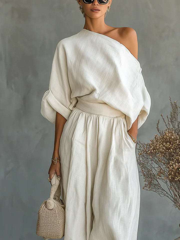 -Celestine™ | Off-Shoulder Two-Piece Set-