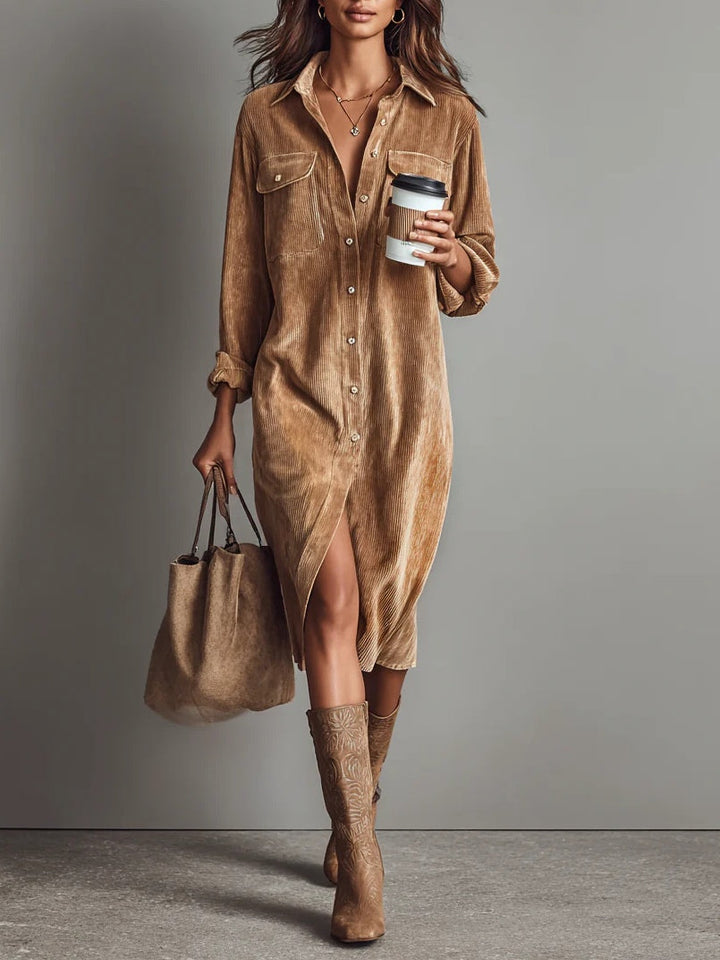 Daphne™ | Chic Flared Hem Dress