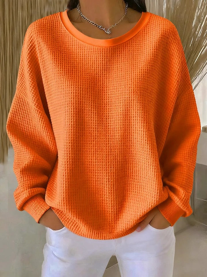 Isabelle™ | Classic Comfort Waffle Sweater