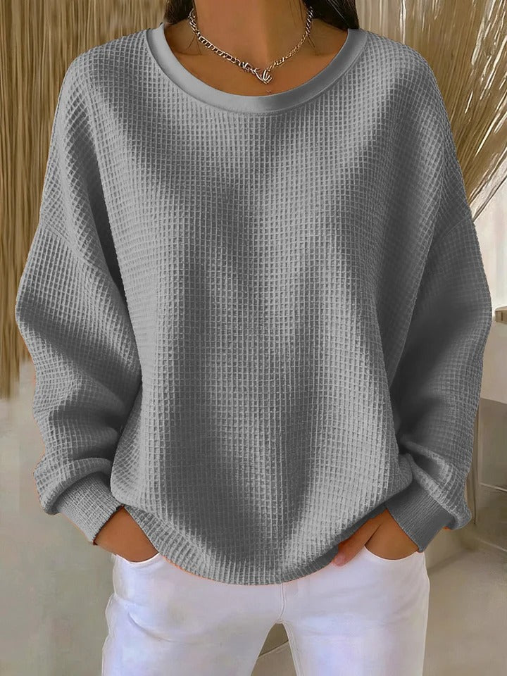Isabelle™ | Classic Comfort Waffle Sweater