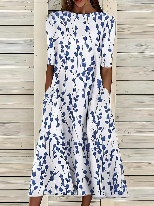 -Caitriona™ | Coastal Bloom Maxi Dress-