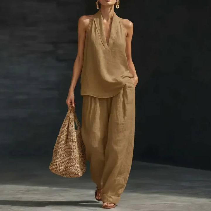 -Deirdre™ | Textured Two-Piece Set-