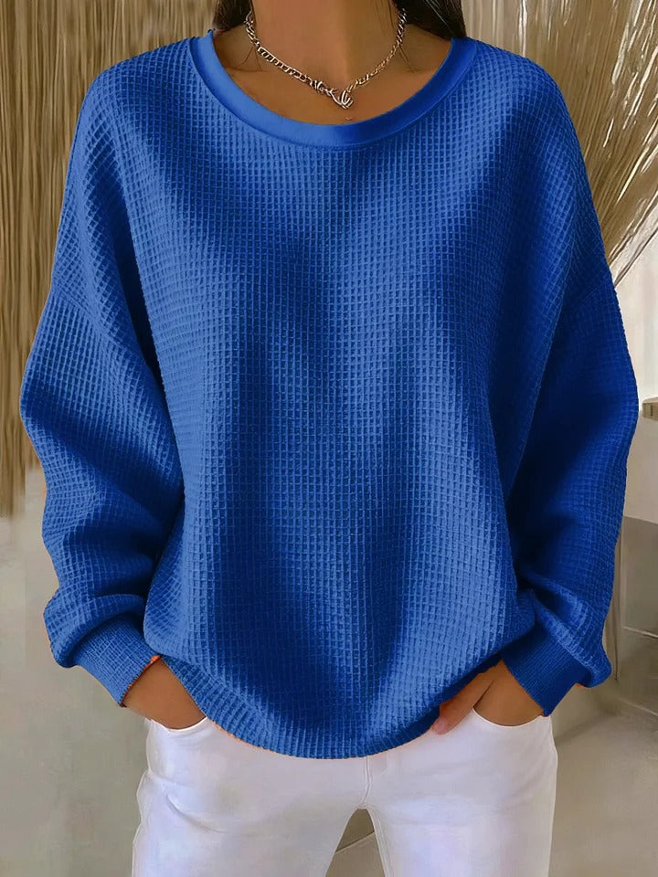 Isabelle™ | Classic Comfort Waffle Sweater