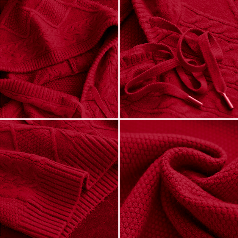 Scarlett™ | Jacquard Hooded Sweater