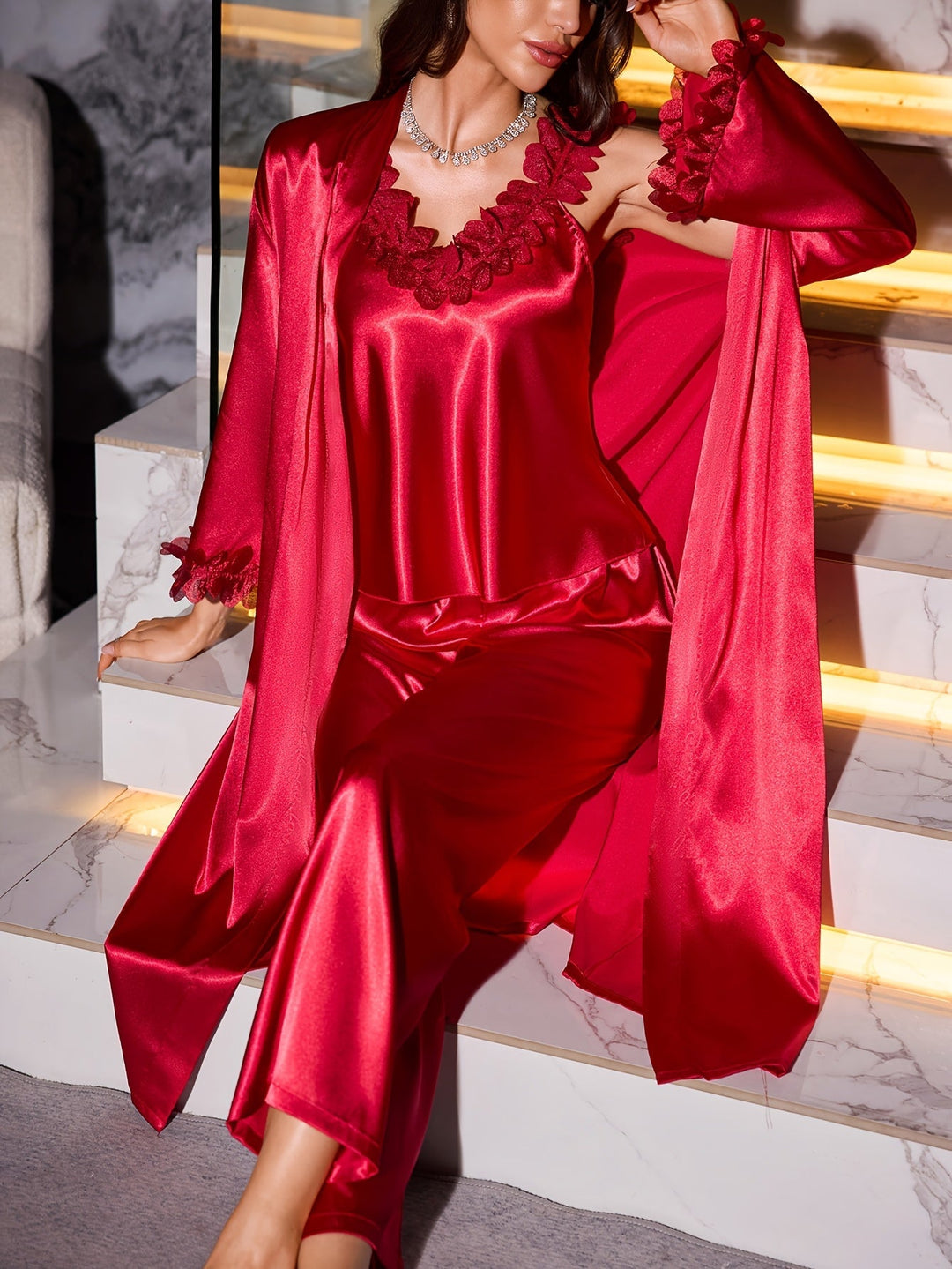 Lillian™ | 3-Piece Elegant Sleepwear Set