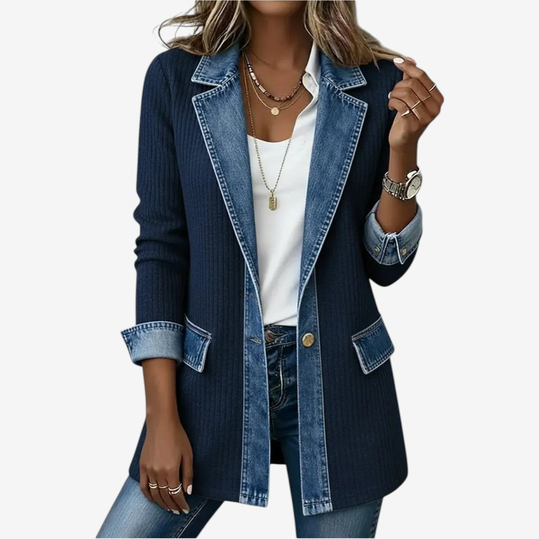 Carmen™ | Layered Mixed-Texture Jacket
