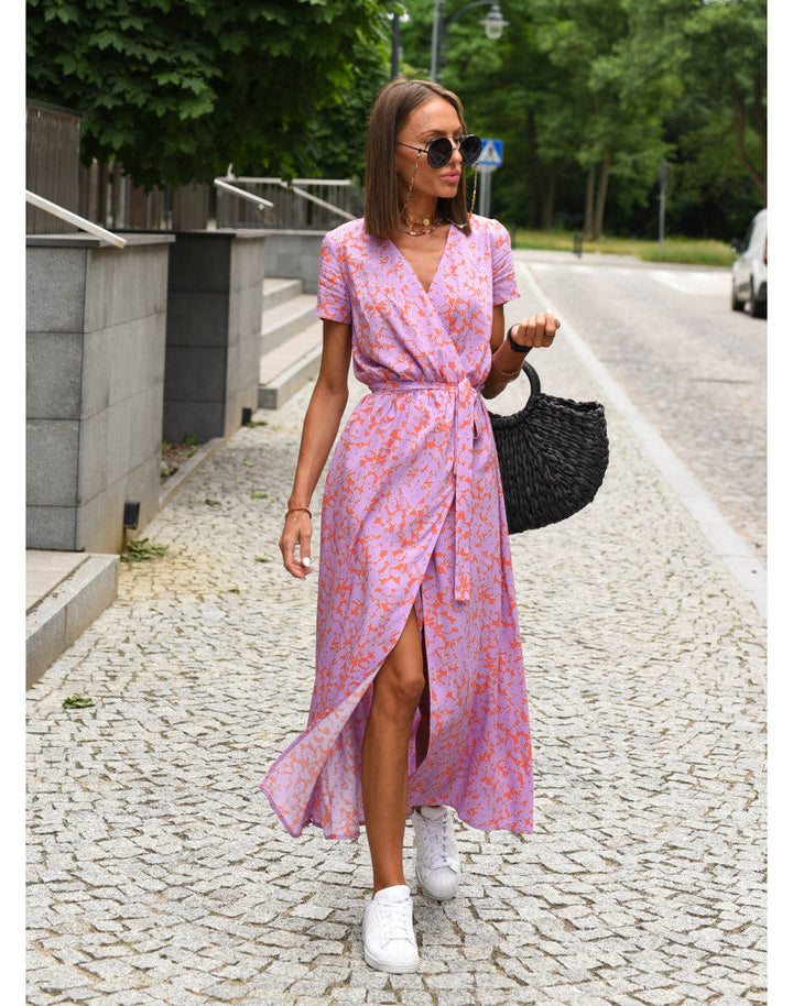 Zelda™ | V-Neck Floral Maxi